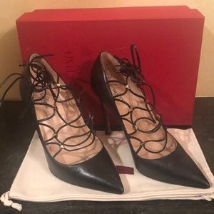 Valentino lace up pumps